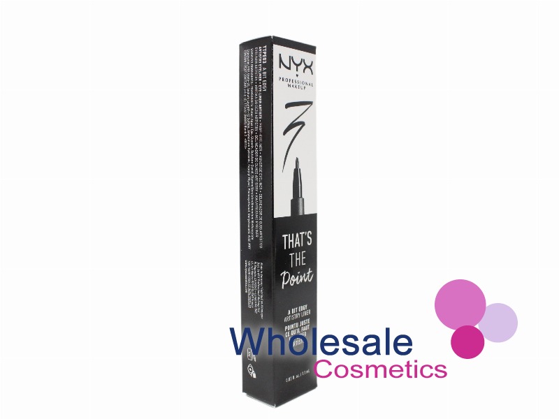 6 x NYX Professional Makeup That's The Point Eyeliner - 03 BLACK